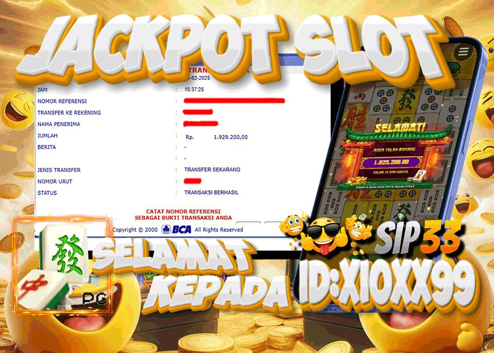 Kemenangan XIOXX99 senilai Rp1.929.200 di game Mahjong Ways Pragmatic di SIP33.