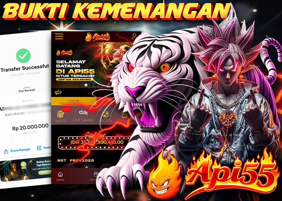 bukti kemenangan slot 20 juta di situs API55