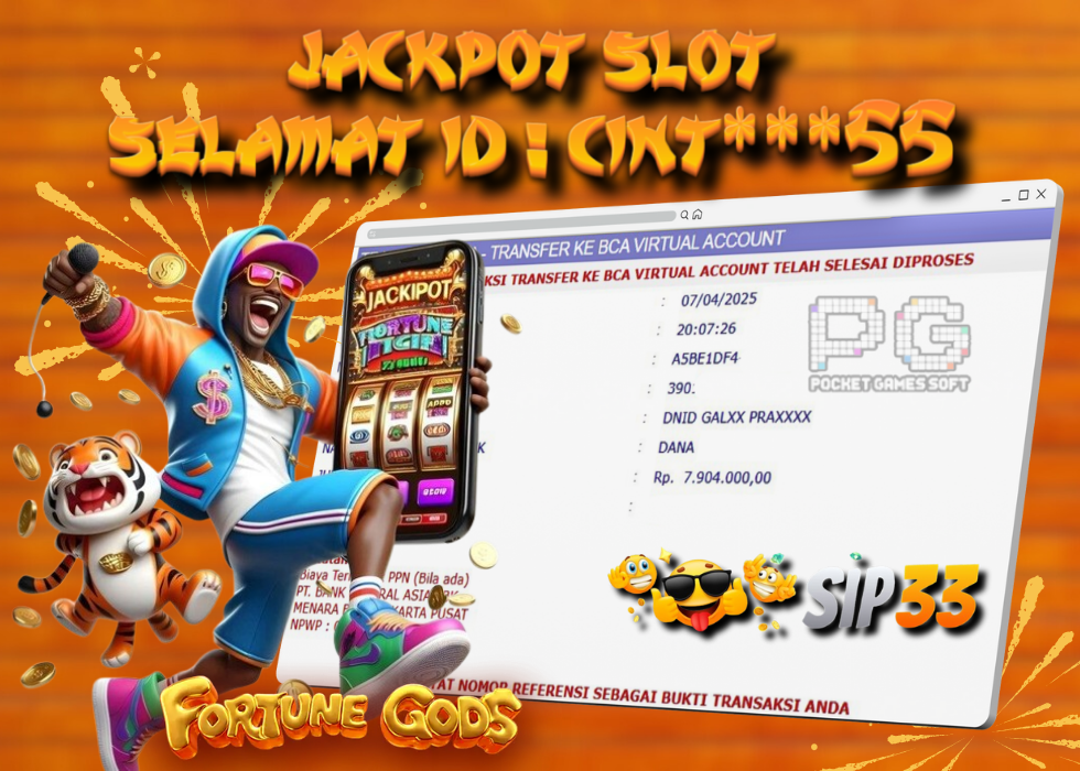 kemenangan besar Fortune Gods PGSoft oleh member SIP33