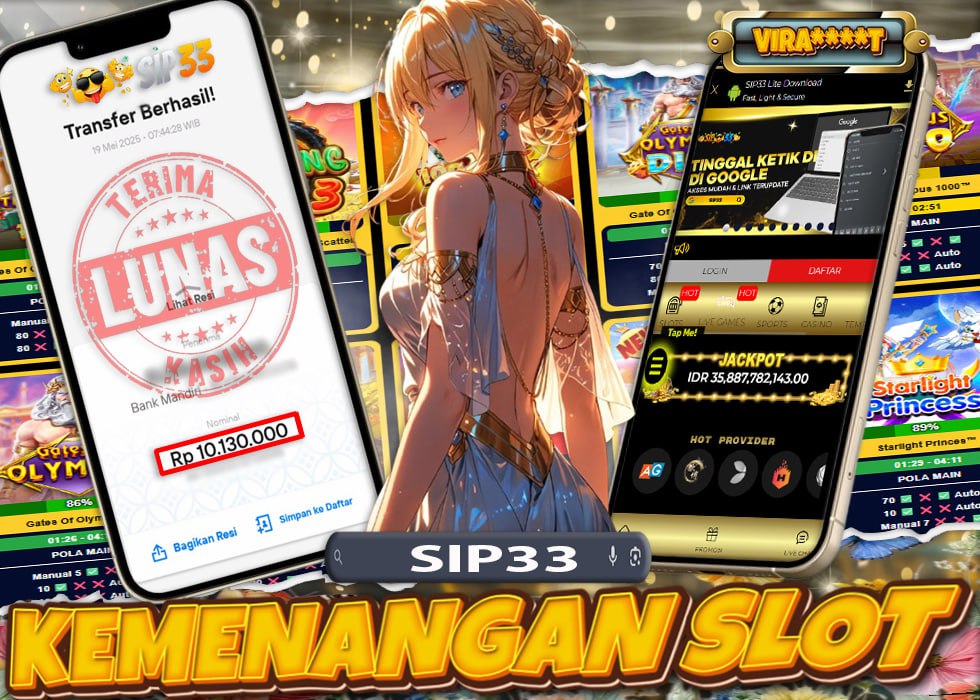 Gambar jackpot besar di SIP33
